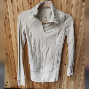 Lulemon white jacket size 2